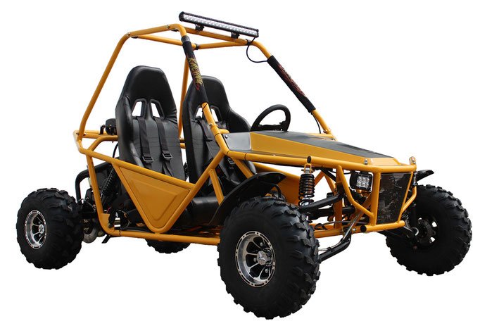 Batman 200cc Go Kart Yellow