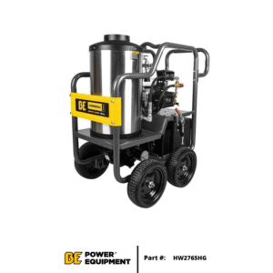 BE Commercial (HW2765HG) 2700 PSI (Gas – Hot Water) Pressure Washer w/ General Pump & Honda GX200 Engine
