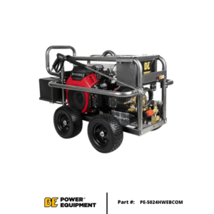 BE Industrial (PE-5024HWEBCOM) 5 |000 PSI – 5.0 GPM Cold Water Pressure Washer w/ Honda GX690 Engine and Comet Triplex Pump