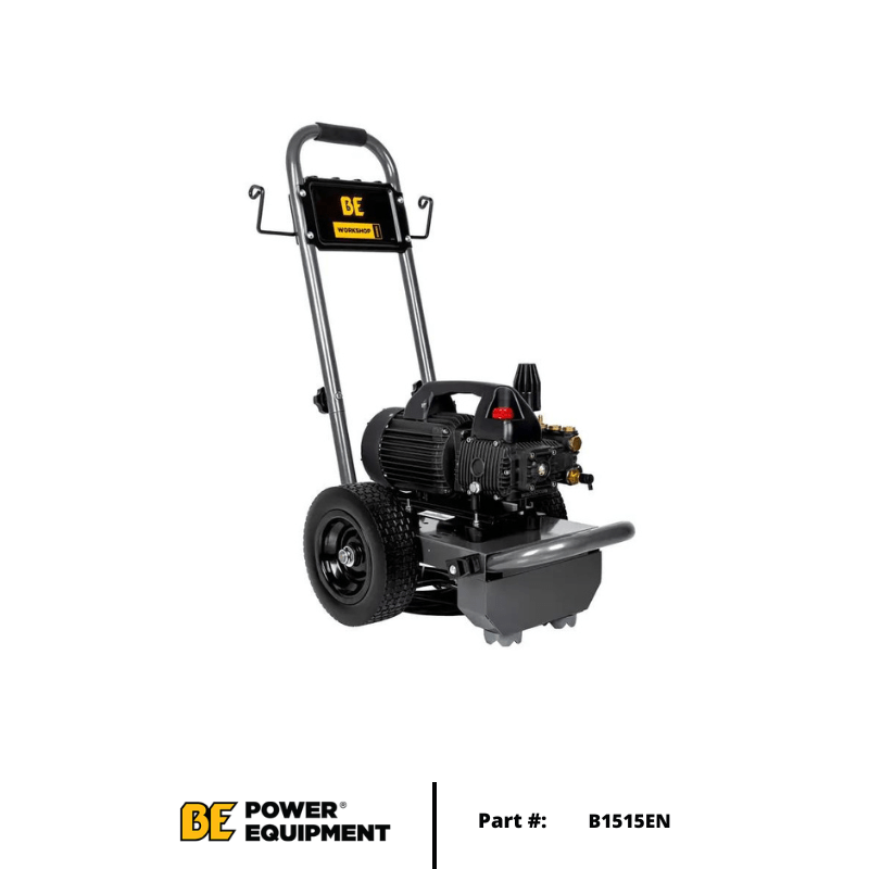 BE Workshop (B1515EN) Cold Water Electric Pressure Washer - 1 |500 PSI - 1.6 GPM w/ Powerease Motor - Image 7