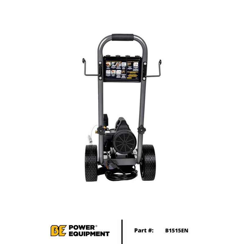 BE Workshop (B1515EN) Cold Water Electric Pressure Washer - 1 |500 PSI - 1.6 GPM w/ Powerease Motor - Image 4