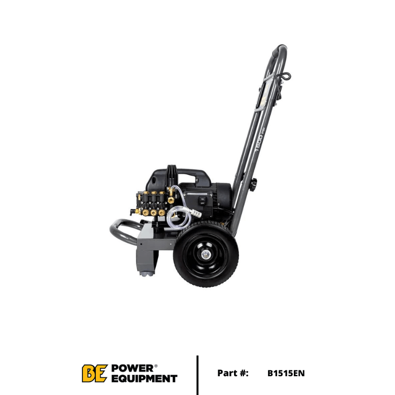 BE Workshop (B1515EN) Cold Water Electric Pressure Washer - 1 |500 PSI - 1.6 GPM w/ Powerease Motor - Image 2