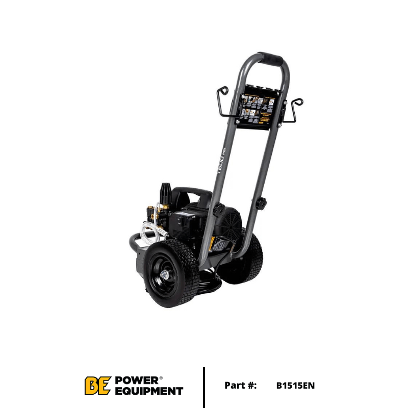 BE Workshop (B1515EN) Cold Water Electric Pressure Washer - 1 |500 PSI - 1.6 GPM w/ Powerease Motor - Image 3
