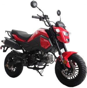 Vader 125cc Motorcycle Red