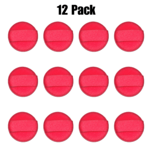 Foam Ceramic Coating & Wax Applicator Pad w/ Hand Strap (12 Pack)
