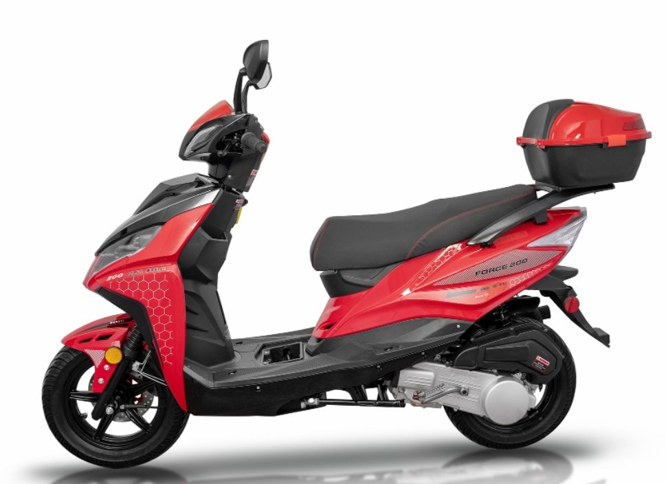 Force 200 (168cc) Efi Scooter Red