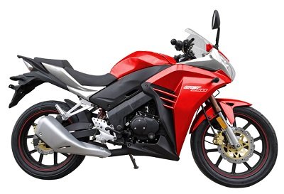 GTT 250 5spd Motorcycle Red
