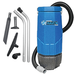 HEPA Raven 6-Quart Backpack Vacuum w/ 5 Piece Standard Tool Kit