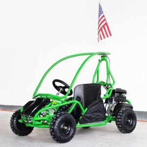 Kids Go Kart 80cc Green