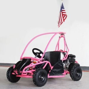 Kids Go Kart 80cc Pink