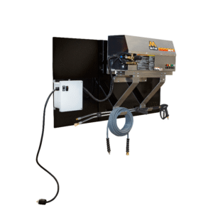 Mi-T-M CAW Professional 2000 PSI (Electric – Cold Water) Wall Mount Pressure Washer w/ Time Delay Shutdown (230V 1-Phase)