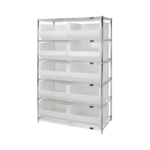 Quantum WR6-957CL Hulk 24″ Container Wire Shelving System