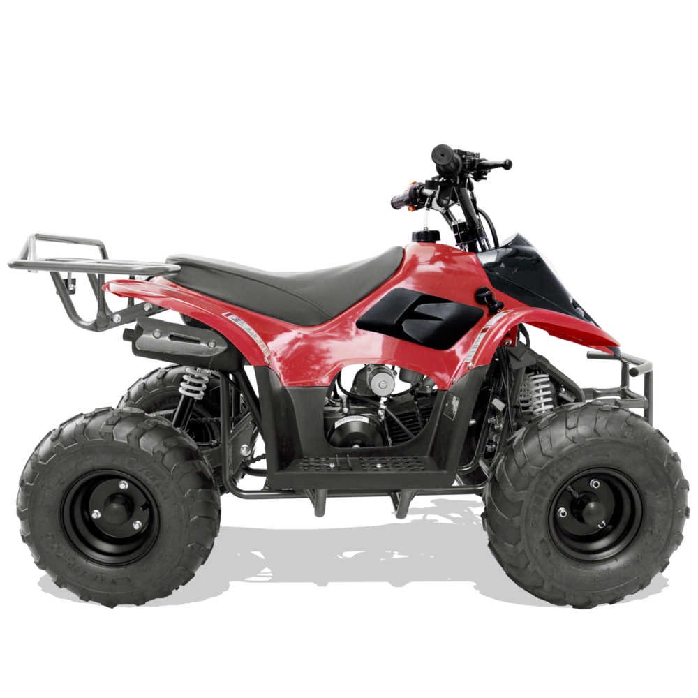 Rex 110cc Atv 6" Tire Red