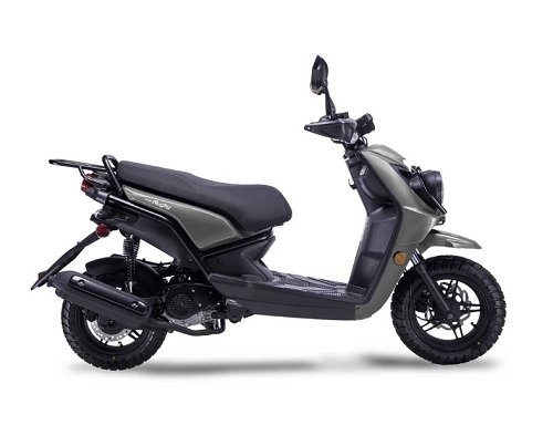 Wolf Rugby 50cc Scooter GRY