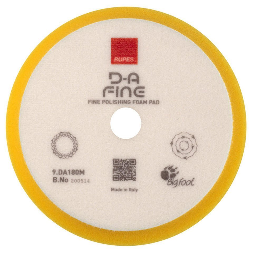 Rupes DA Fine Foam Pad (Yellow) - Image 3