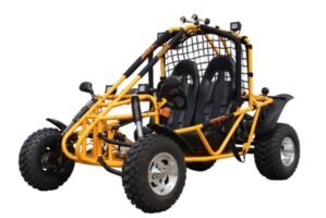 Spider 200 2 Seat Go Kart Yellow