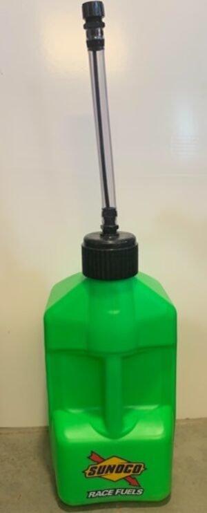 5 Gallon Fuel Jug W/ Hose Green