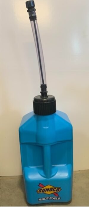 5 Gallon Fuel Jug W/ Hose LT Blue