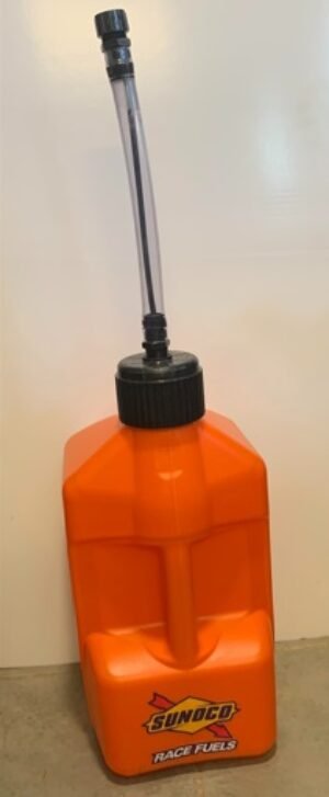 5 Gallon Fuel Jug W/ Hose Orange