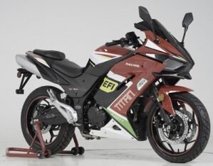 Titan 250cc 6spd Motorcycle Red