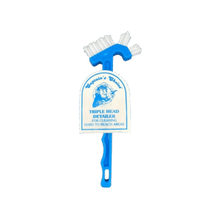 Triple Head Detail Scrub Brush