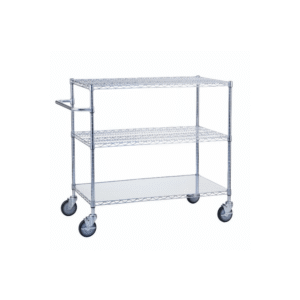 Triple Shelf Utility Cart w/ Solid Bottom 18″ x 36″