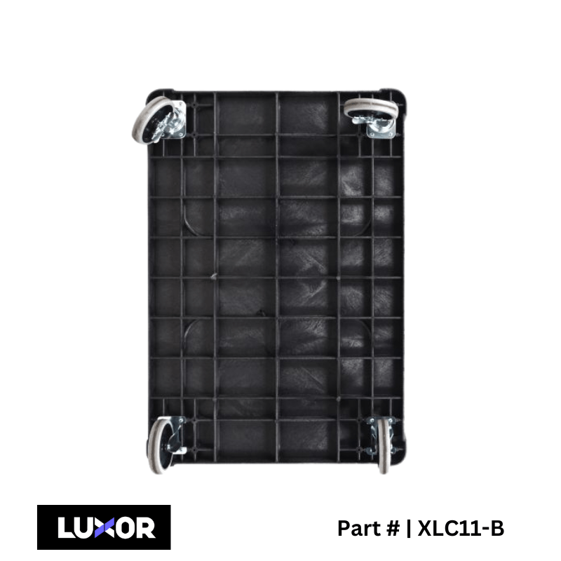 Two-Shelf Heavy-Duty Utility Cart - Black - Image 2
