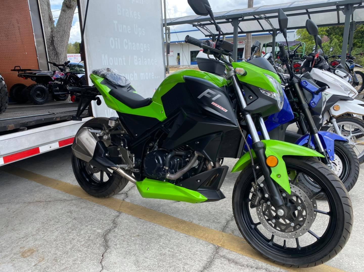 Gto 250cc Street Bike, Green