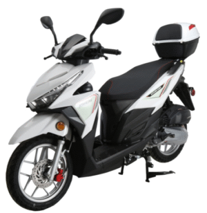 Spark 150cc Motorbike, Street White