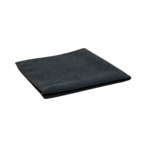 Waffle Weave Streak Free Glass Cleaning Towel (Black)