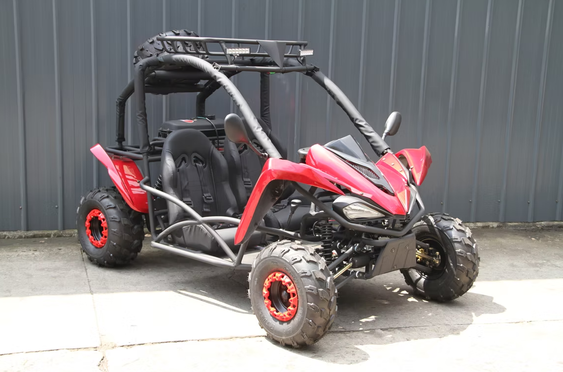 Youth Go Kart 125cc With Reverse Red
