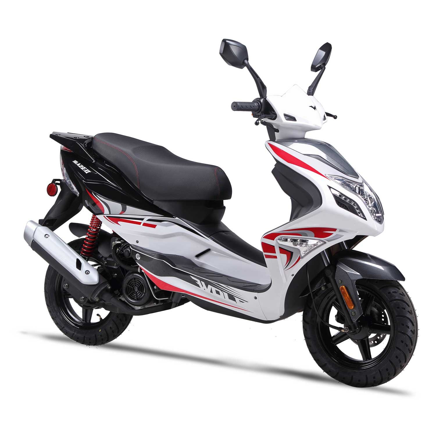 Wolf Blaze 50cc Scooter White