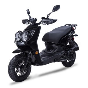 Wolf Rugby 50cc Scooter Black