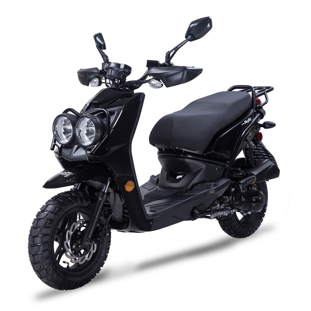 Wolf Rugby 50cc Scooter Black
