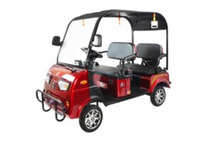 Wow 1200w 4 Seat Golf Cart Red