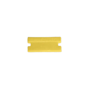 Yellow Single Edge Plastic Razor Blades (100 Pack)