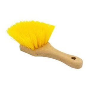 Yellow Stiff Utility Brush – 8 Inch