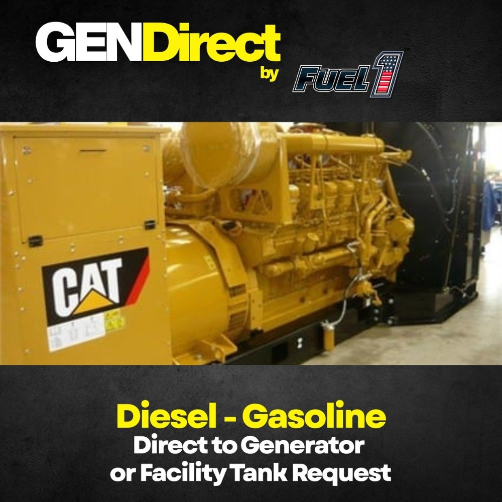 Generator Direct Fueling - National Delivery - Direct to Tank
