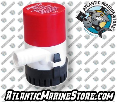 500 GPH Bilge Pump (Auto, 12V, 3/4" Hose)