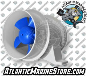 In Line Blower. 4″ Hose Diameter. Ignition Protected. 12V