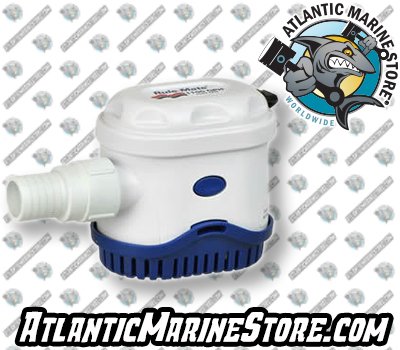 500 GPH Bilge Pump (Auto, 12V, 3/4" Hose)