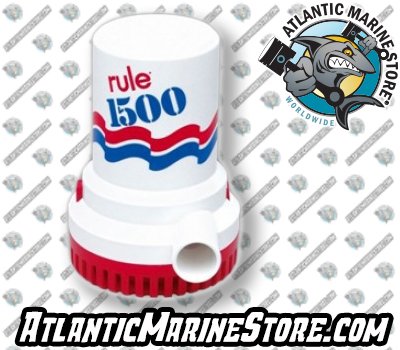 1500 GPH Bilge Pump (Fits 1 1/8" ID Hose)