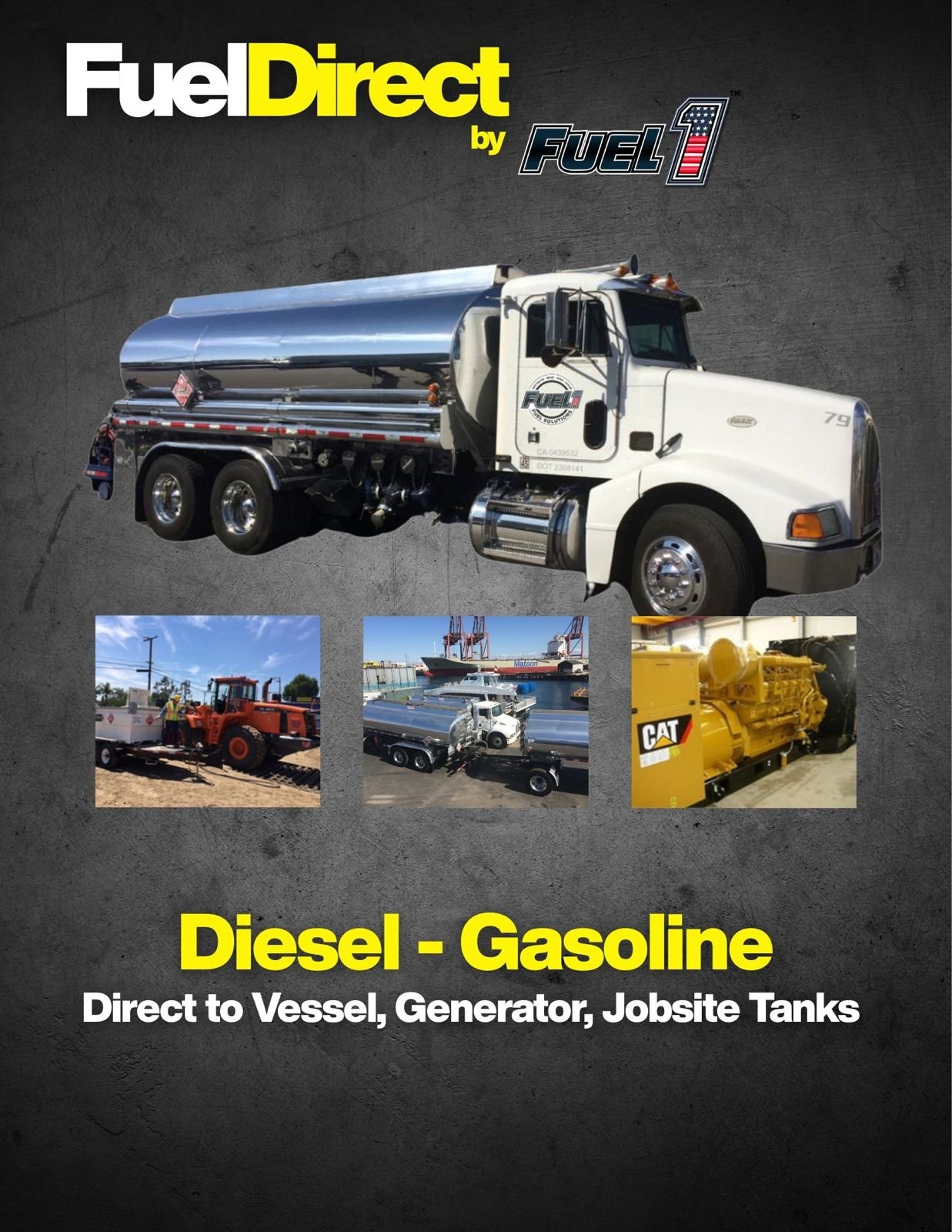 Fuel Direct to Site, Vessel or Tank