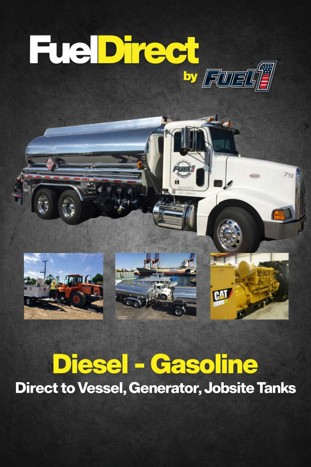 Fuel Direct to Site, Vessel or Tank