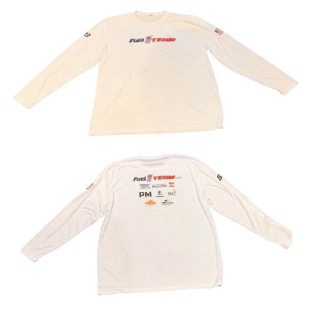 Fuel 1 Team Dry Fit White Long Sleeve