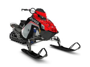 2025 Polaris RMK KHAOS 165 850 Storm Gray Indy Red 840