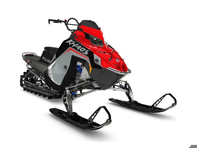 2025 Polaris RMK KHAOS 155 Boost Storm Gray Indy Red 840