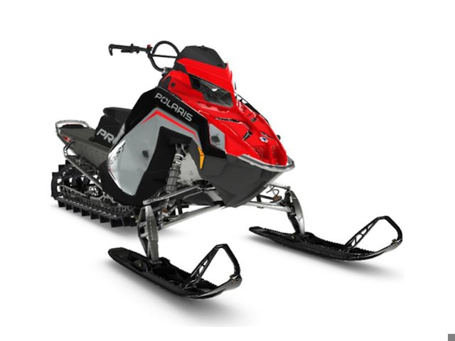 2025 Polaris PRO-RMK 155 Boost Storm Gray Indy Red 840