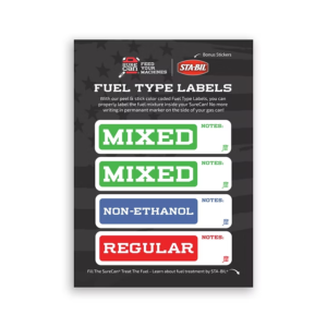 Fuel Type Label Sheet