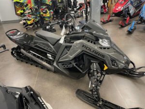 2025 Polaris Boost PRO RMK 155 Shadow Gray / Gloss Black Boost Storm Gray Indy Red 840